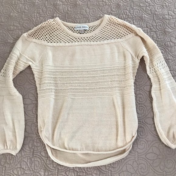 Knox Rose Sweater Cream/Tan - Picture 2 of 3